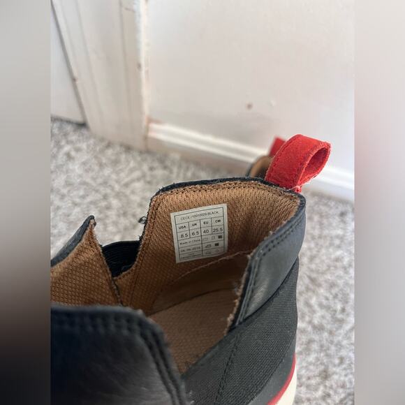 Vionic Women’s Cece Black Leather Casual Slip On Booties Size 8.5 Wide - Picture 4 of 5